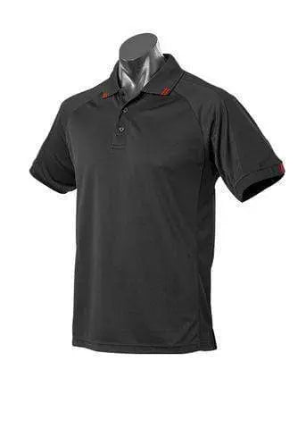 Aussie Pacific Flinders Men's Polo Shirt 1308 Casual Wear Aussie Pacific Black/Red S